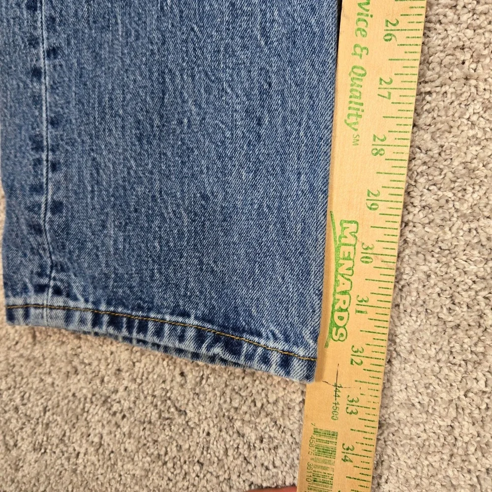 Levis 501 Jeans Mens 33x34 (fit 32x32.5) Blue Button Fly Denim 100% cotton